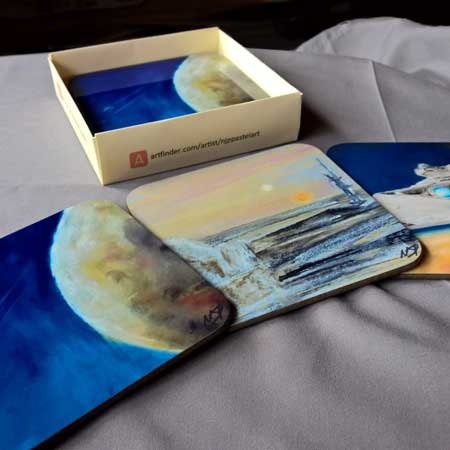 Star Wars art, Star Destroyer Space ship, Destroyer - Limited Edition Print, from Star Wars Inspired pastel original