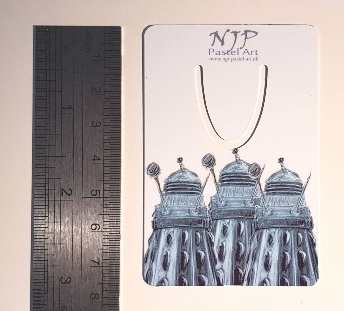 Doctor Who Bookmark. metal book mark Dr Who. Ideal gift for Dalek or K9 lovers