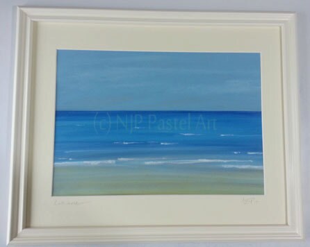 Seascape seaside art, coastal image, Limited Edition Prints & Gifts from abstract seascape pastel original
