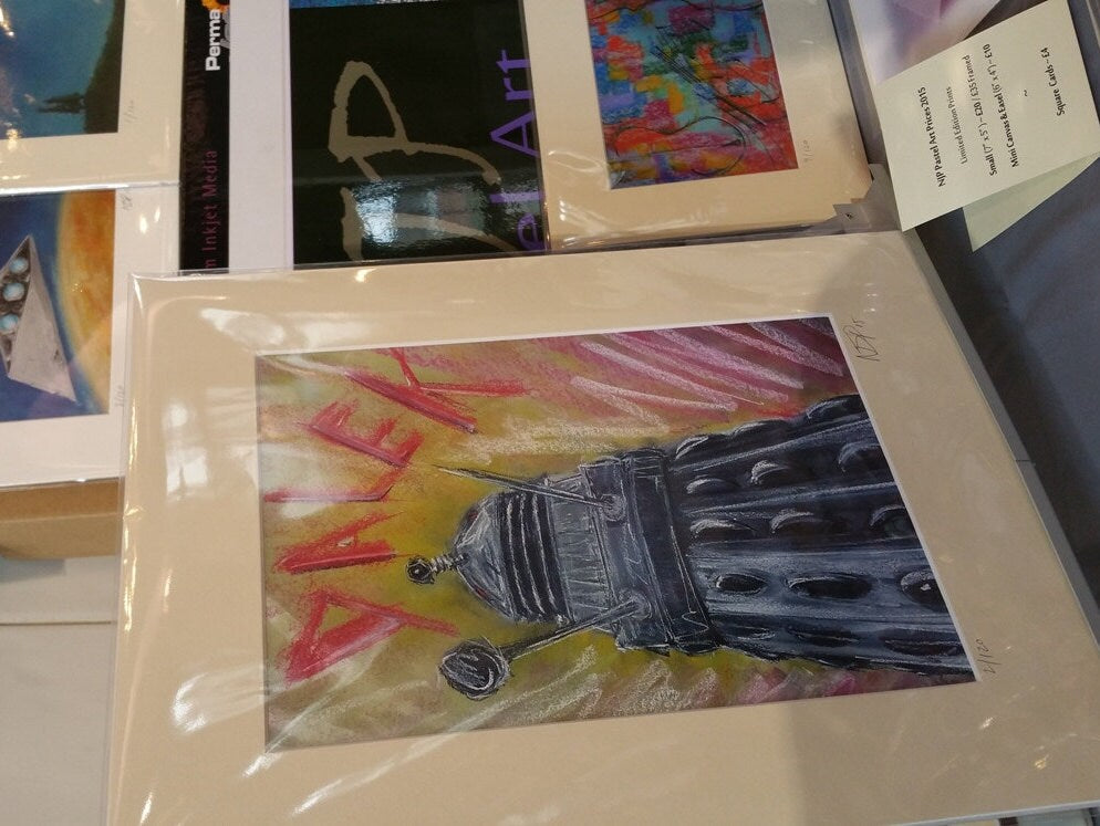 Dr Who, Dalek, Exterminate - Limited Edition Prints & Gifts,  from Dr Who Inspired pastel original