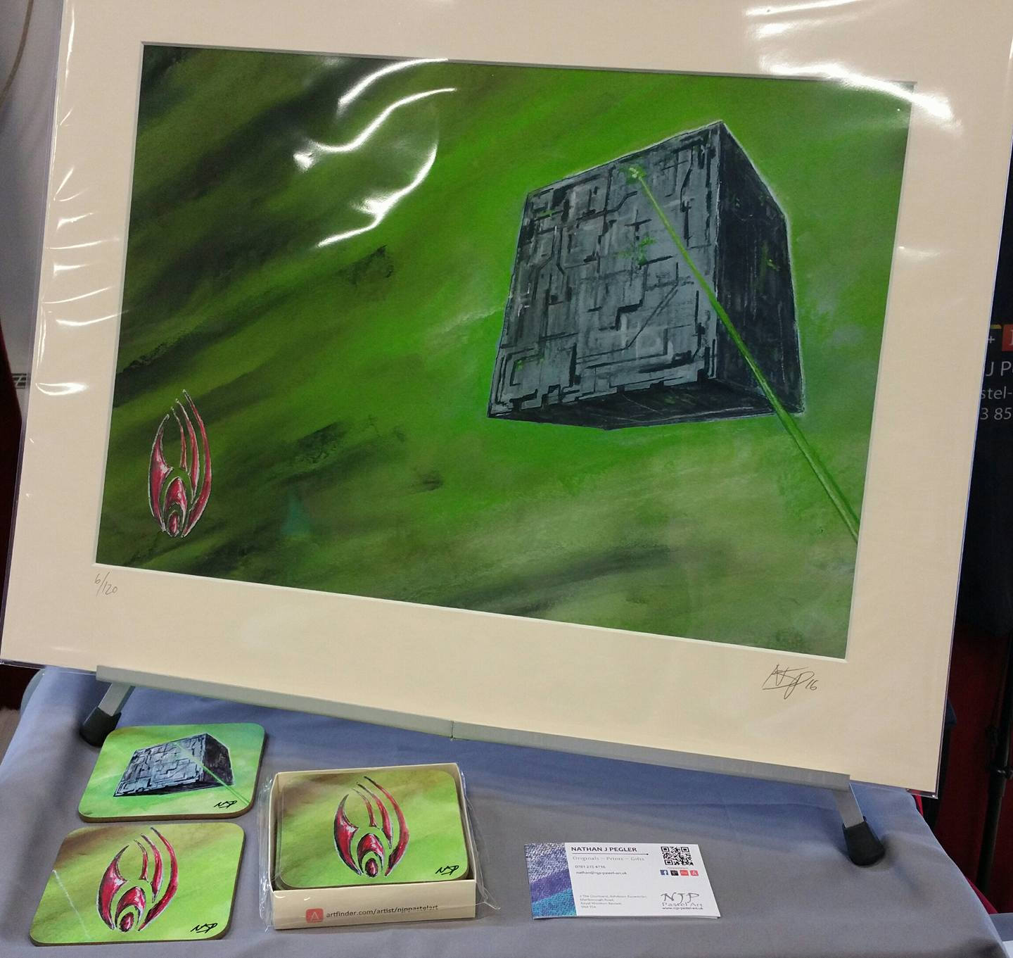 Star Trek Art, Borg cube, Assimilate - Limited Edition Prints & Gifts,  from Star Trek Inspired pastel original