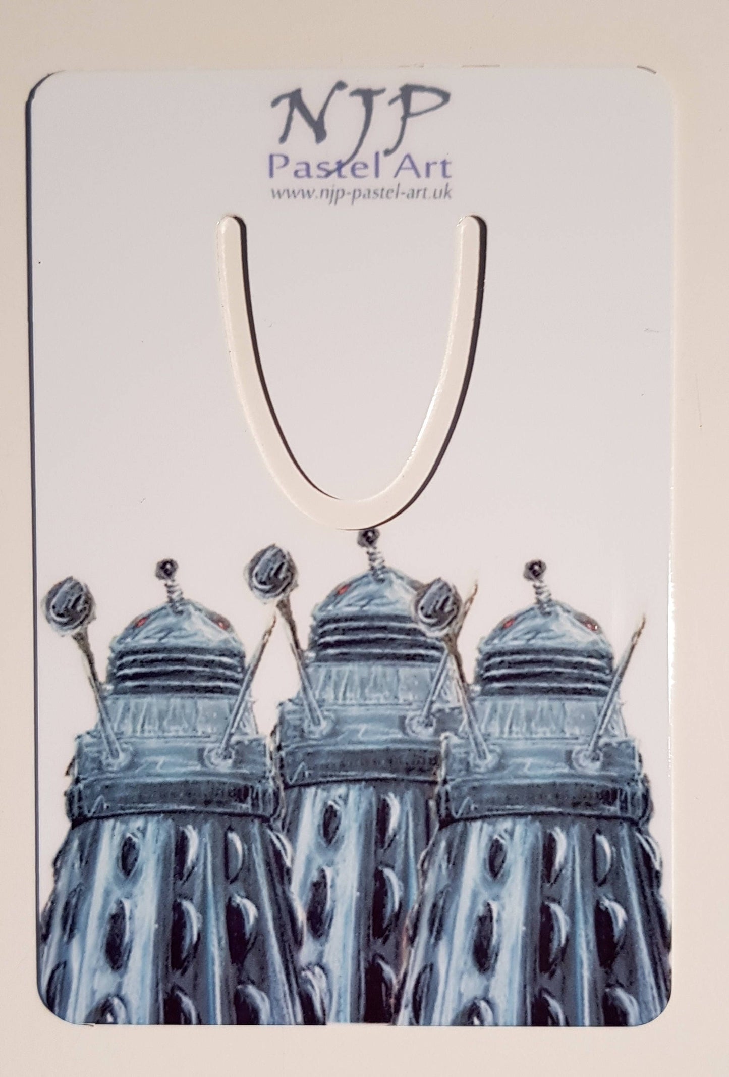 Doctor Who Bookmark. metal book mark Dr Who. Ideal gift for Dalek or K9 lovers