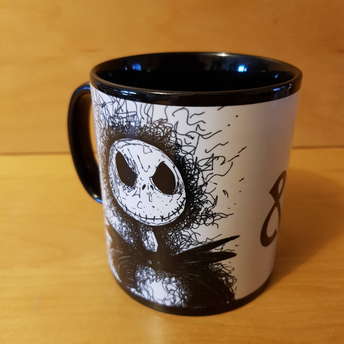 Nightmare Before Christmas Mug, NBX gifts, featuring Jack & Sally, Nightmare Before Christmas gifts, hand drawn originals