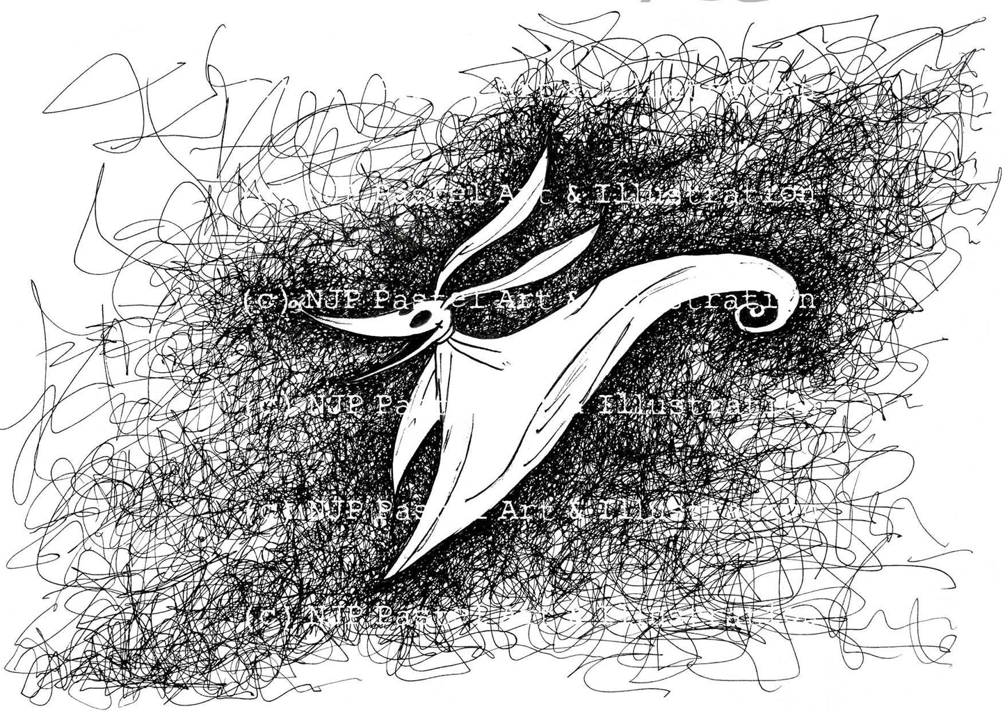 Nightmare Before Christmas pictures, Jack, Sally, Zero: TNBC art prints & gifts from hand drawn originals