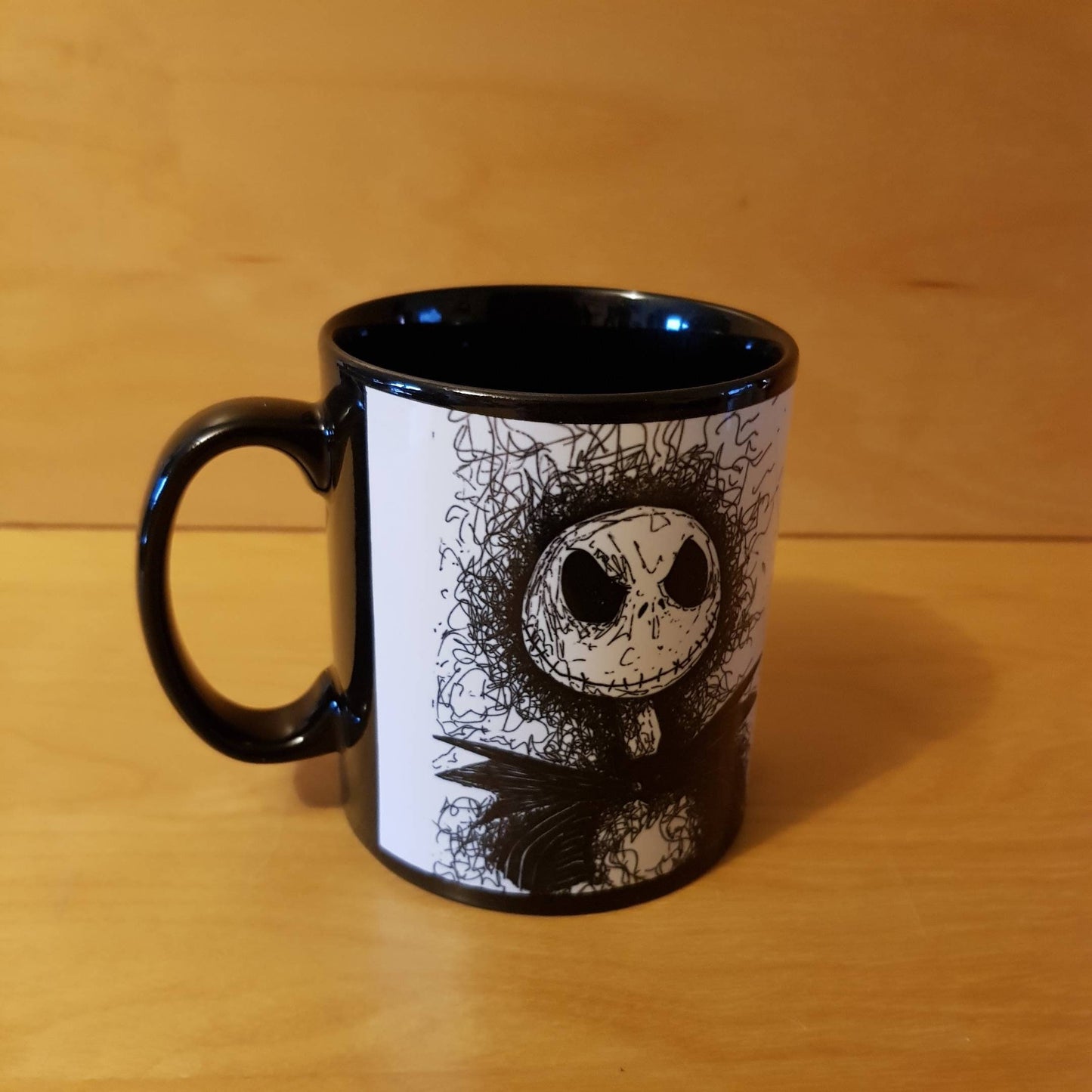 Nightmare Before Christmas Mug, NBX gifts, featuring Jack & Sally, Nightmare Before Christmas gifts, hand drawn originals