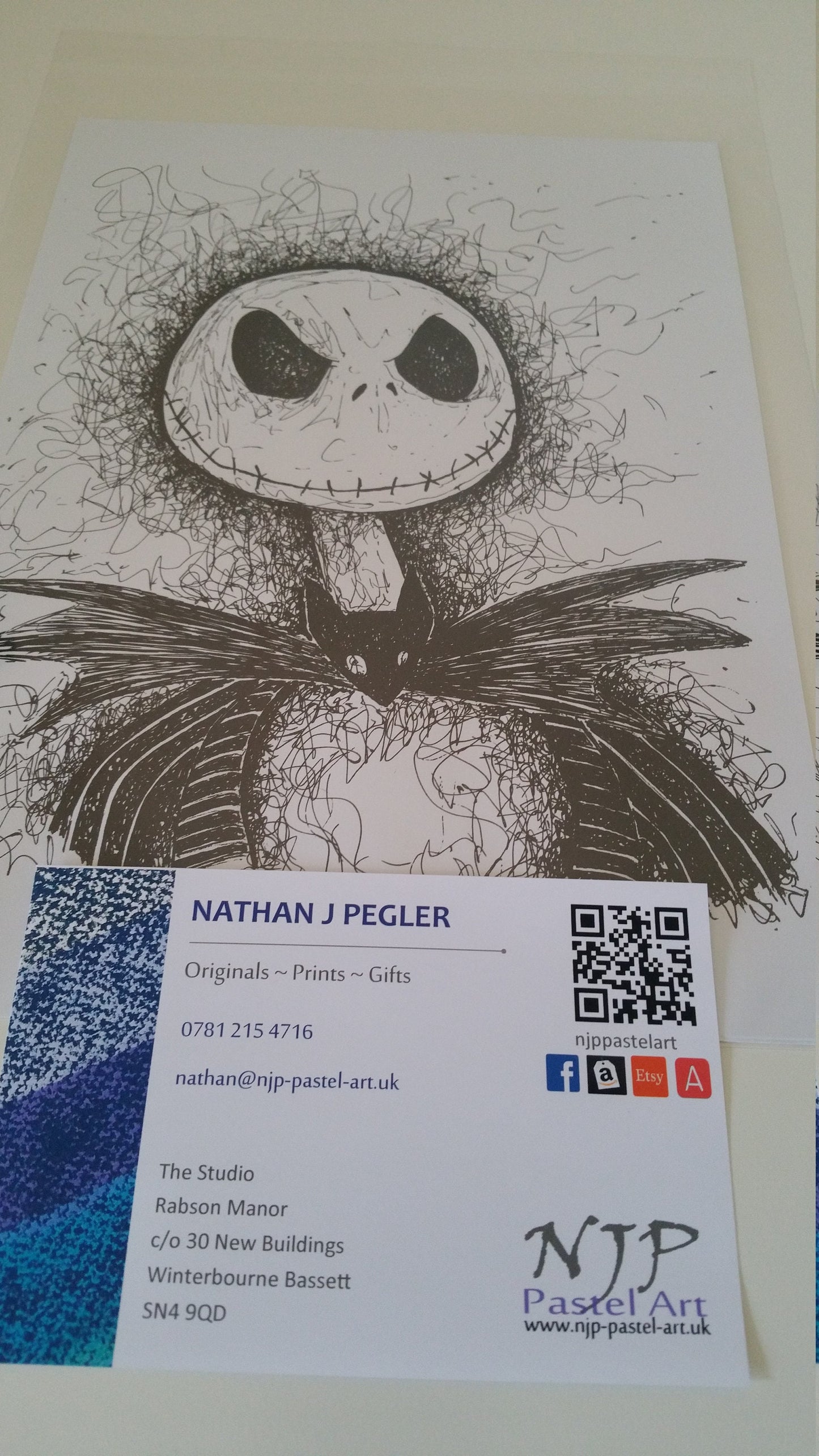 Nightmare Before Christmas pictures, Jack, Sally, Zero: TNBC art prints & gifts from hand drawn originals