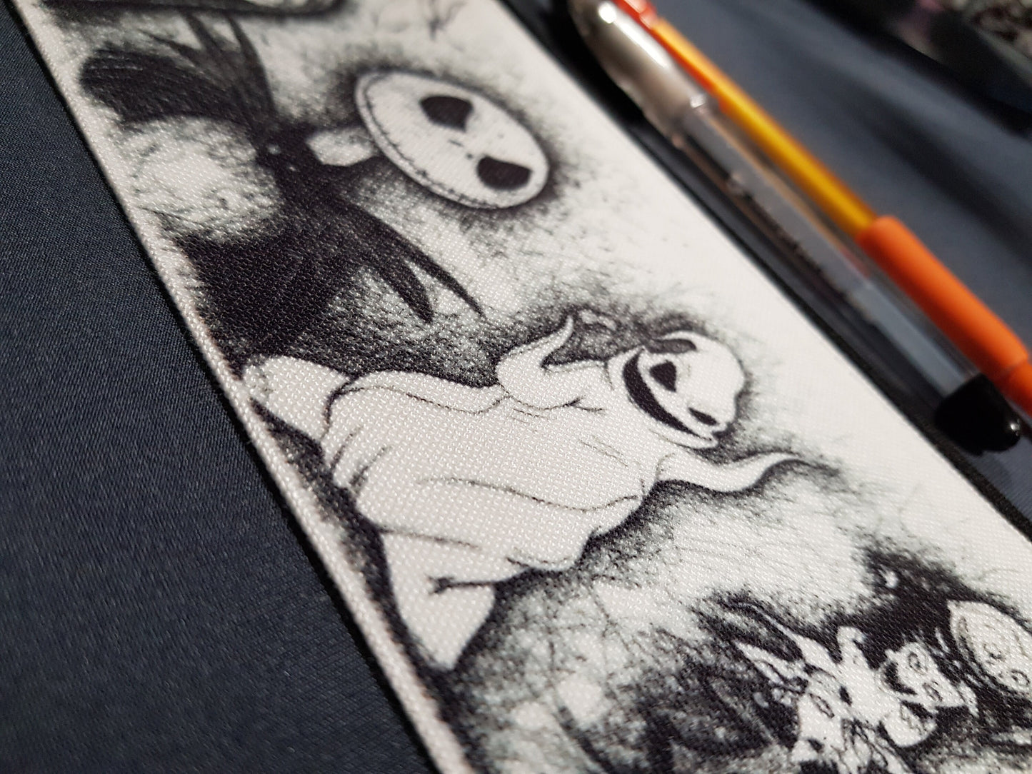 Nightmare Before Christmas Pencil Case from hand drawn artwork with Jack, Sally, Zero, Oogie Boogie, The Mayor and Lock, Shock & Barrel