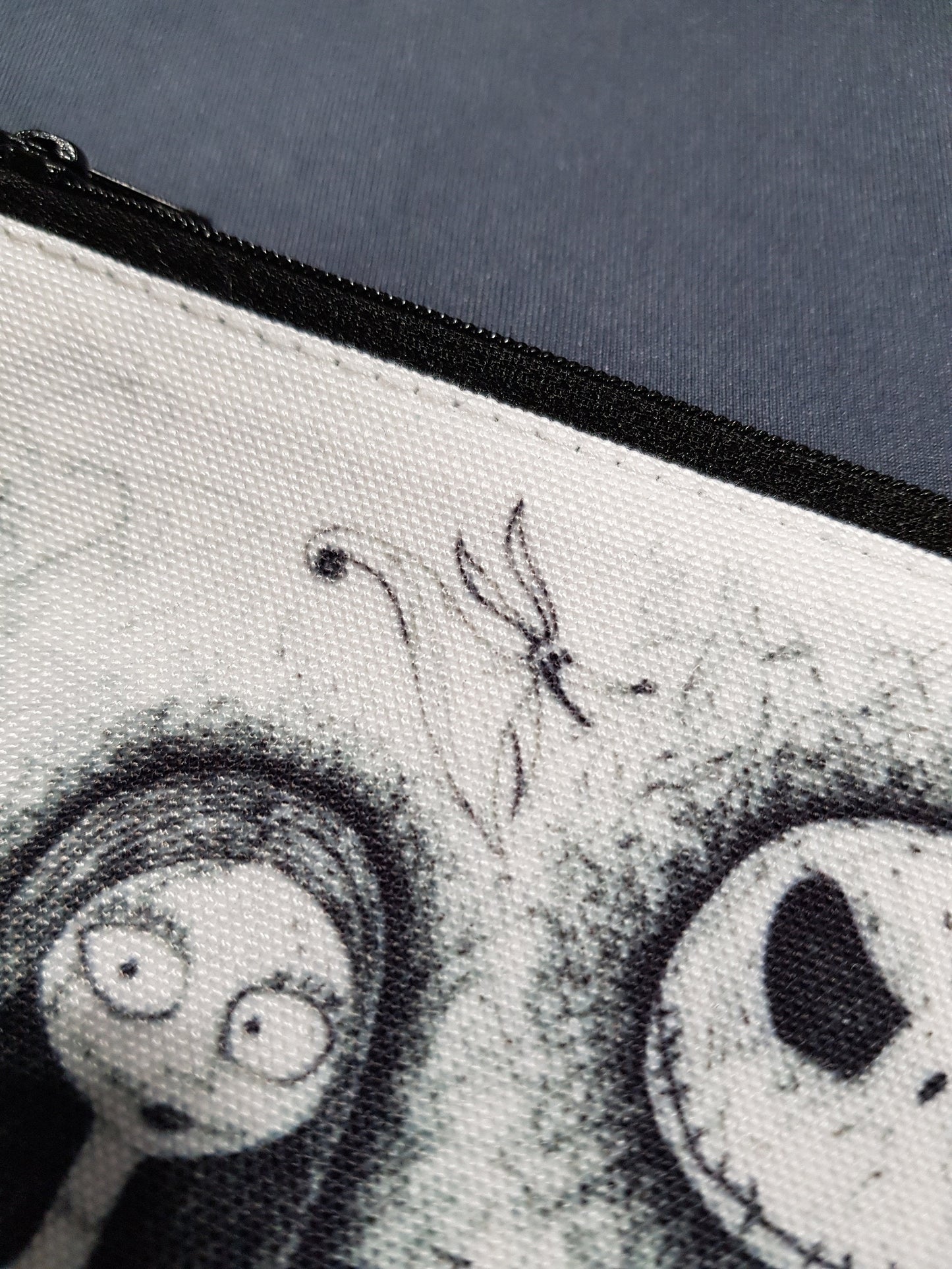 Nightmare Before Christmas Pencil Case from hand drawn artwork with Jack, Sally, Zero, Oogie Boogie, The Mayor and Lock, Shock & Barrel