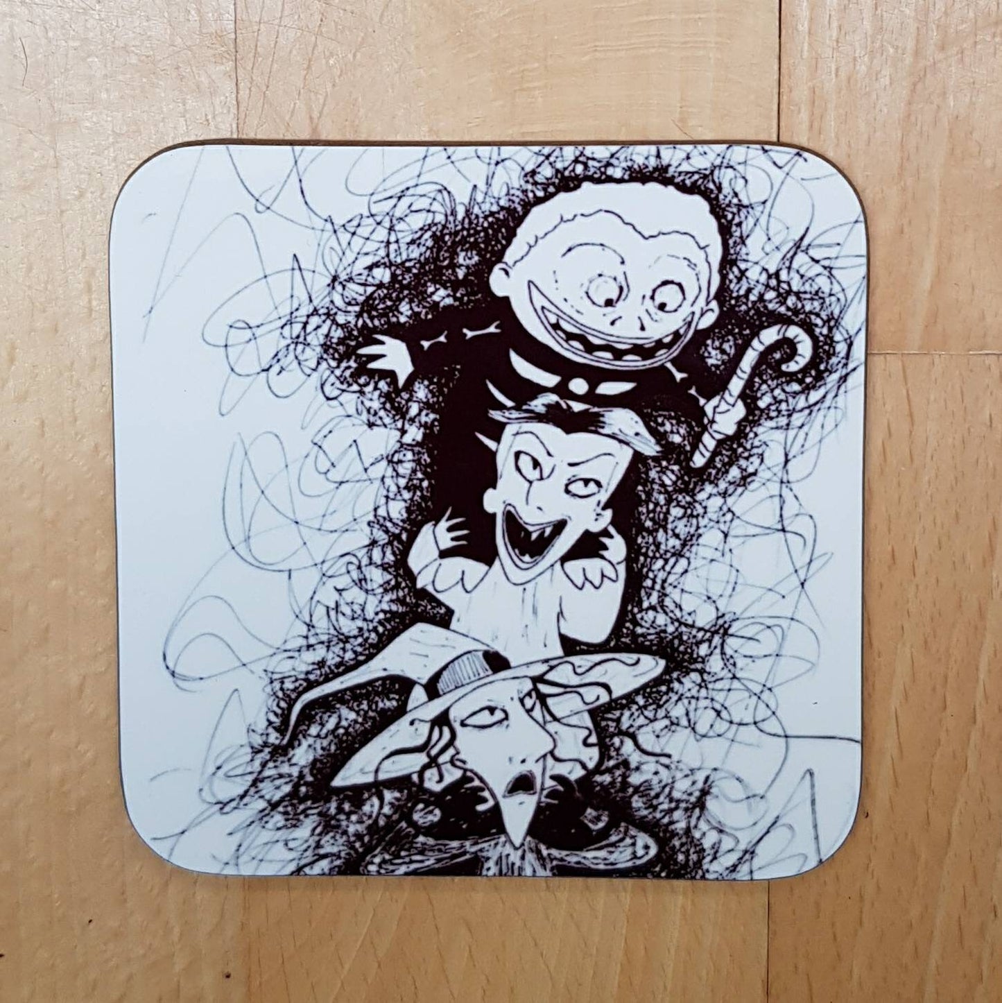 Nightmare Before Christmas Coaster, Jack beer mat, Sally, Zero: TNBC gifts from hand drawn originals