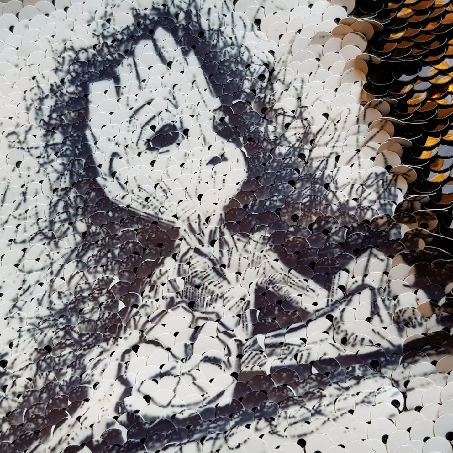 Groot sequin pouch, make up bag, pencil case in pink blue or black