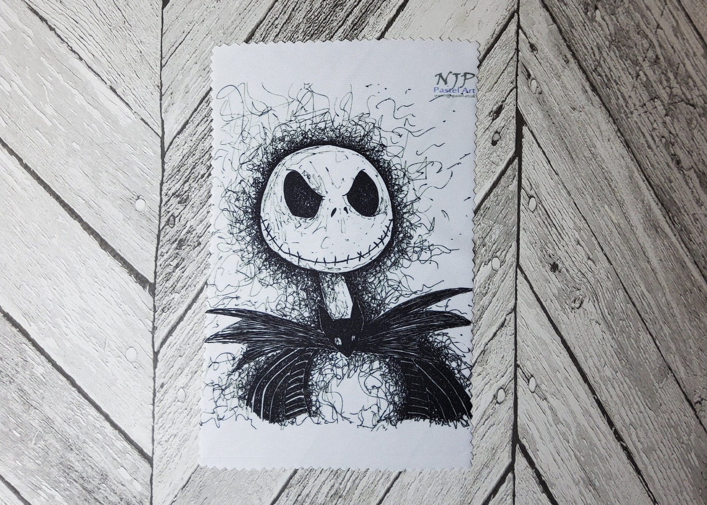 Nightmare Before Christmas Glass cloth, gadget cleaner, NBX gifts, Jack, Sally, Zero, Nightmare Before Christmas gifts, hand drawn originals