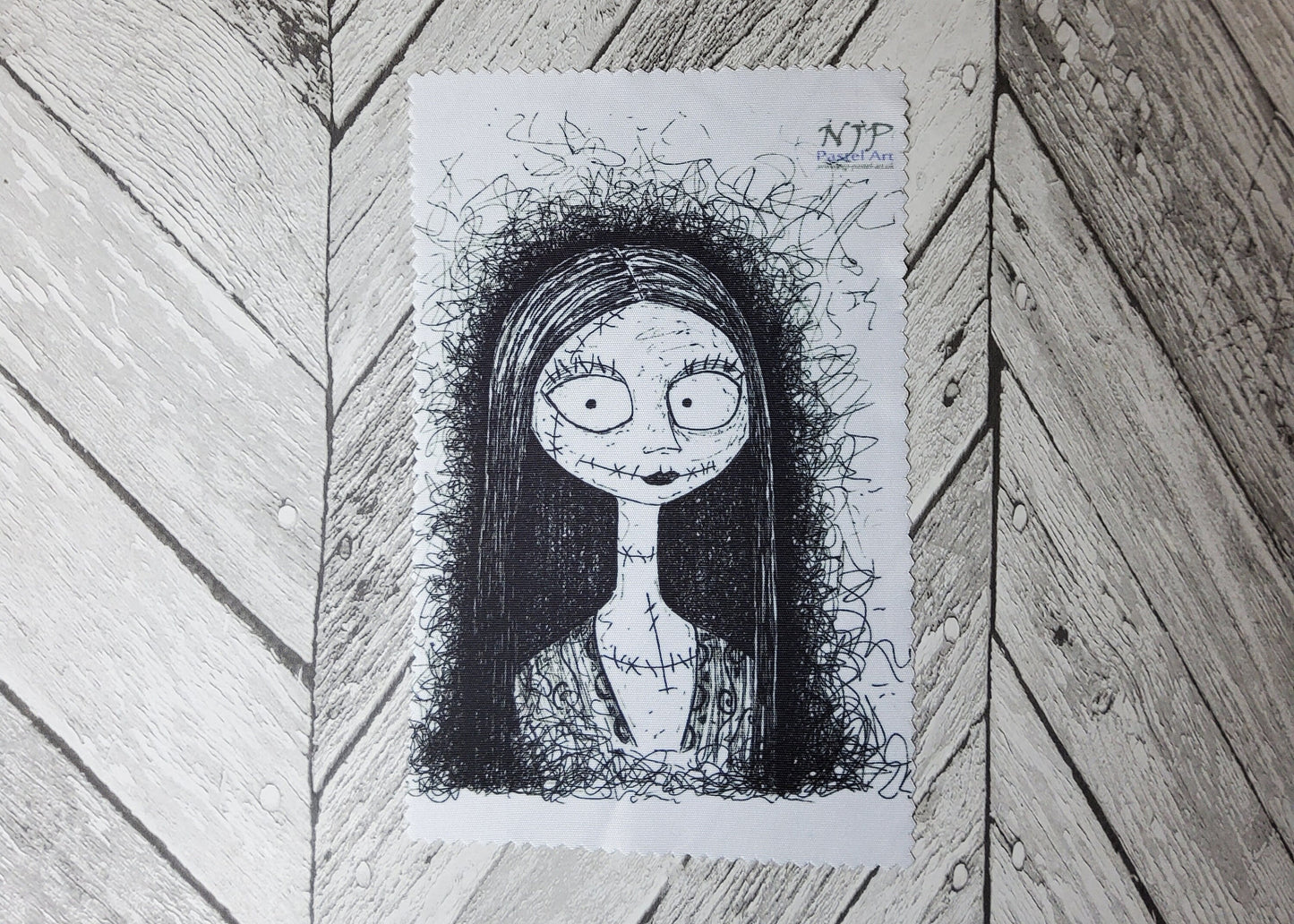 Nightmare Before Christmas Glass cloth, gadget cleaner, NBX gifts, Jack, Sally, Zero, Nightmare Before Christmas gifts, hand drawn originals