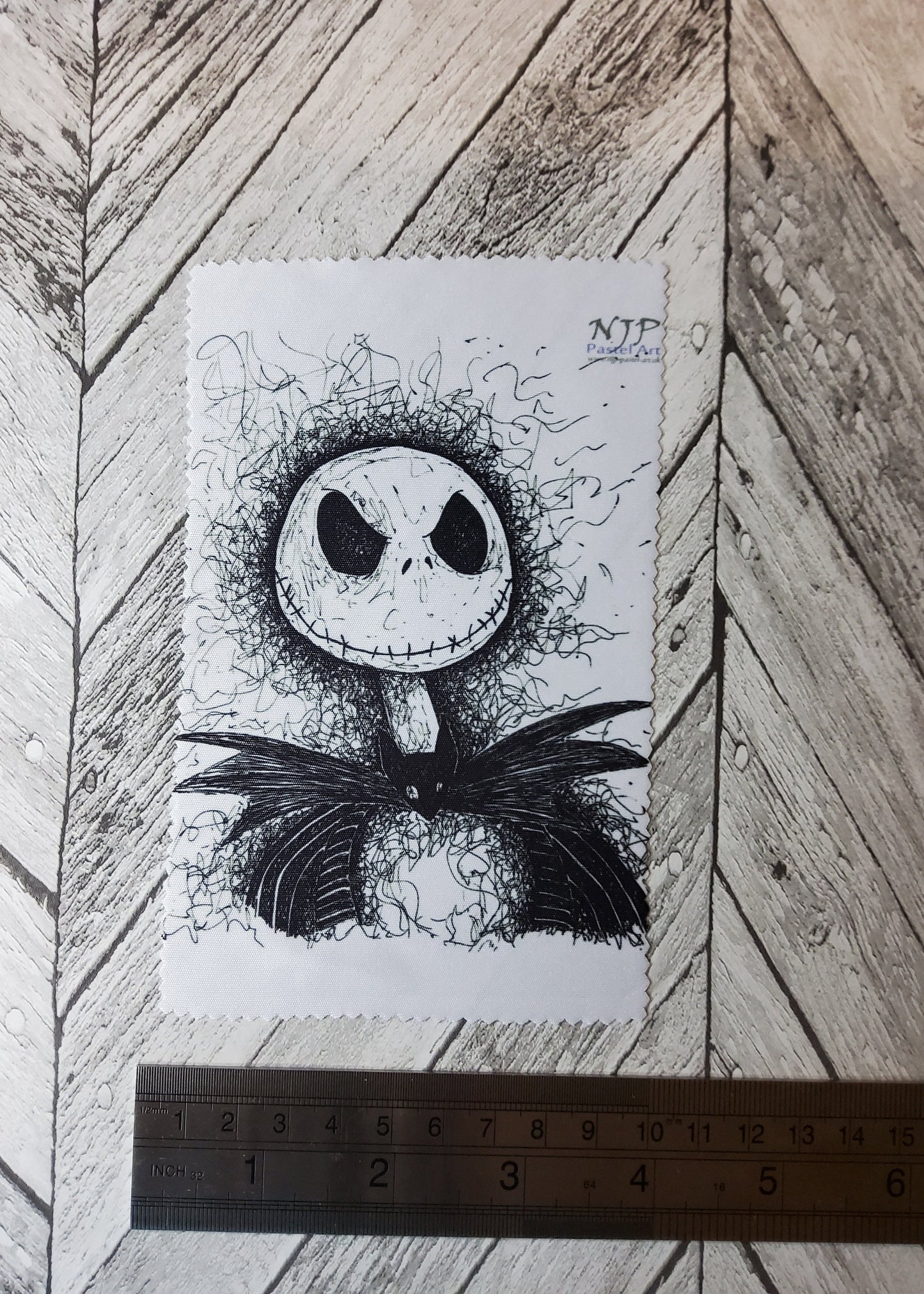 Nightmare Before Christmas Glass cloth, gadget cleaner, NBX gifts, Jack, Sally, Zero, Nightmare Before Christmas gifts, hand drawn originals