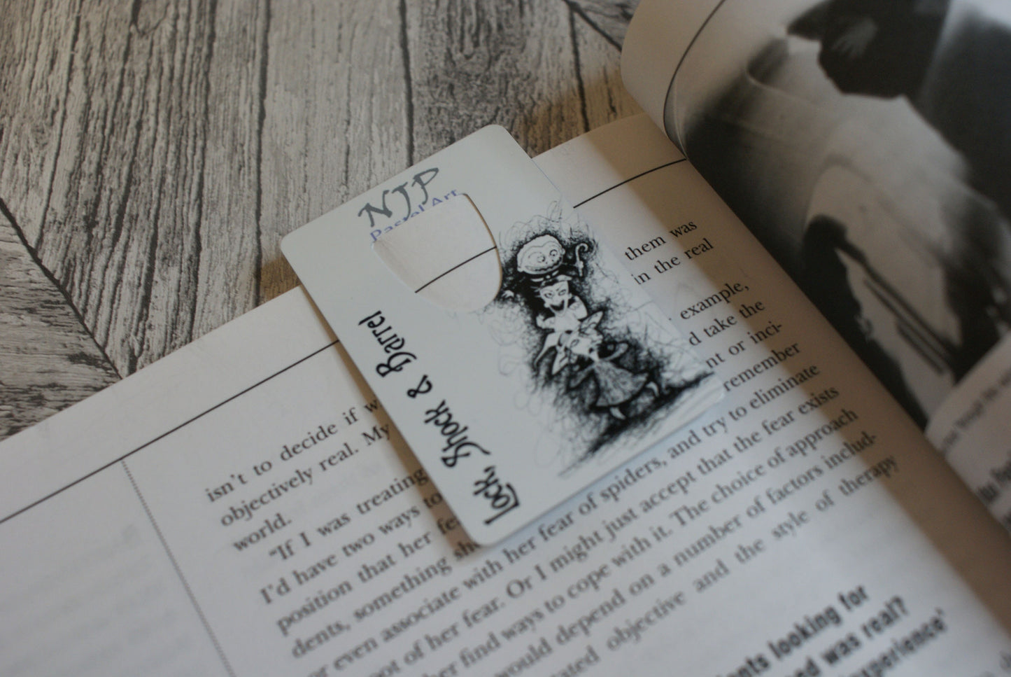 Nightmare Before Christmas Bookmark. TNBC book mark. Jack Skellington. Ideal stocking filler gift from hand drawn originals