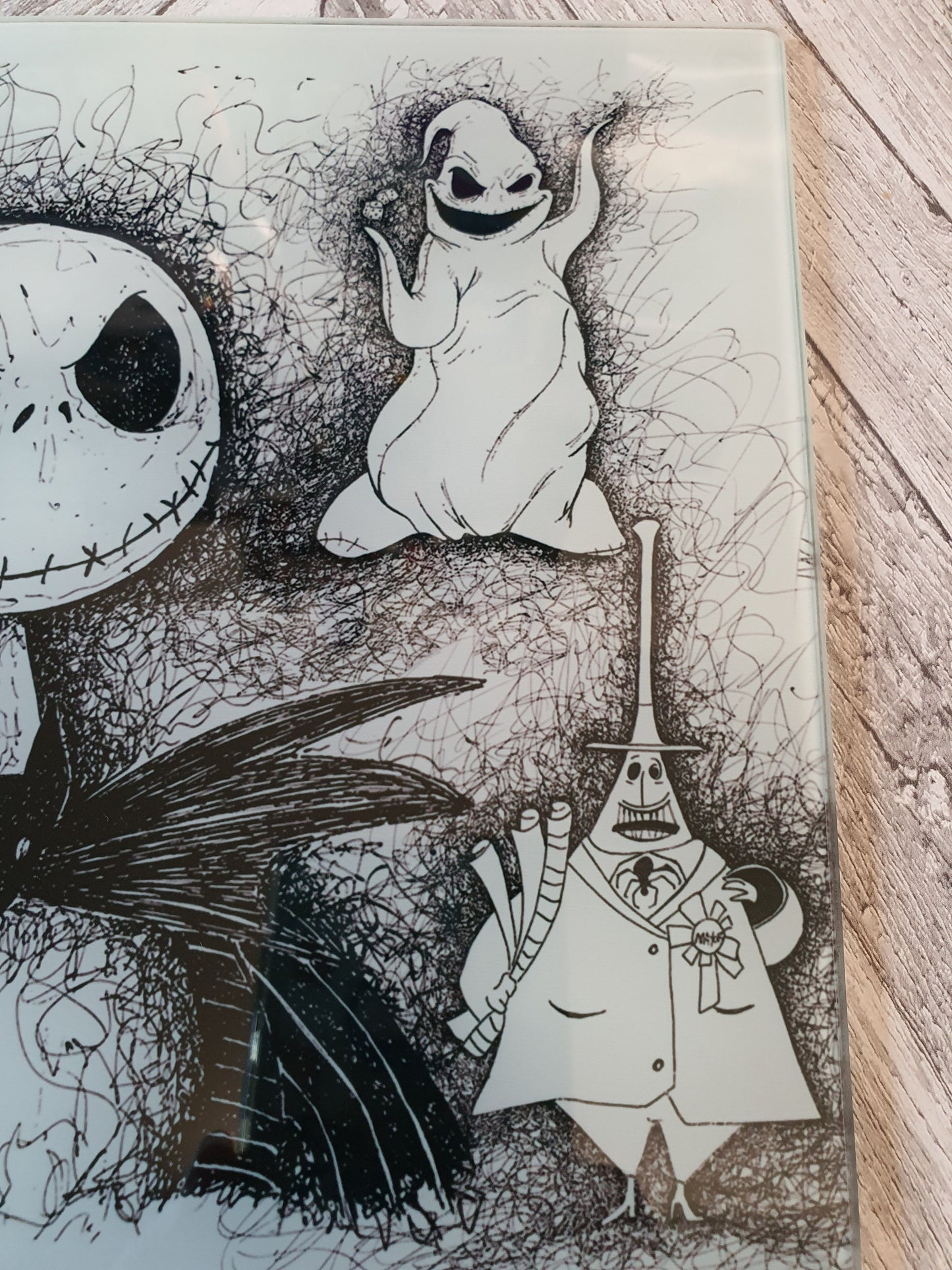 Nightmare Before Christmas (TBNC) glass chopping board cutting board worktop saver countertop protector
