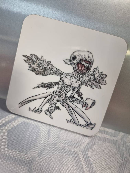 The Tooth Fairy, Toothfairy from Hellboy 2. Mug and coaster set, from hand drawn artwork. Can be personalised