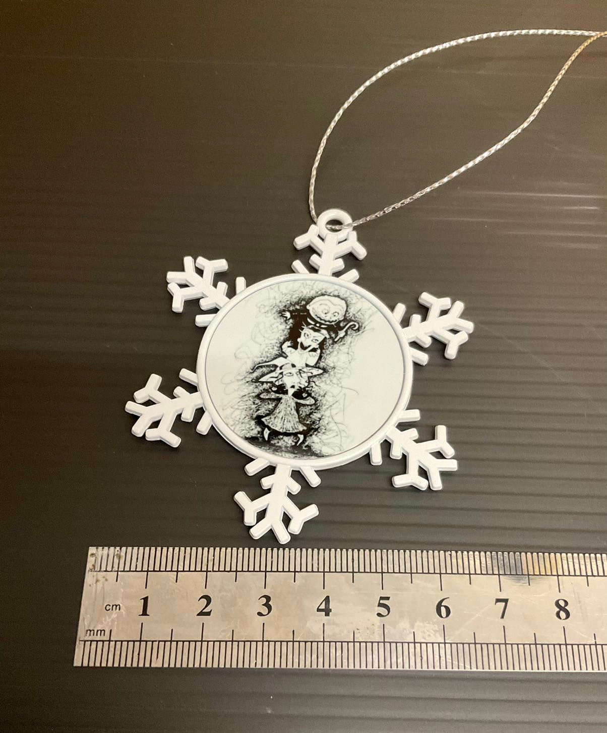 Nightmare before Christmas Set of 6 double sided decorations from hand drawn art