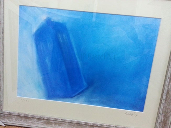 Dr Who Tardis picture. Ideal Gift for any Doctor Who lover, Blue Box - Limited Edition Prints & Gifts, from Dr Who inspired pastel original